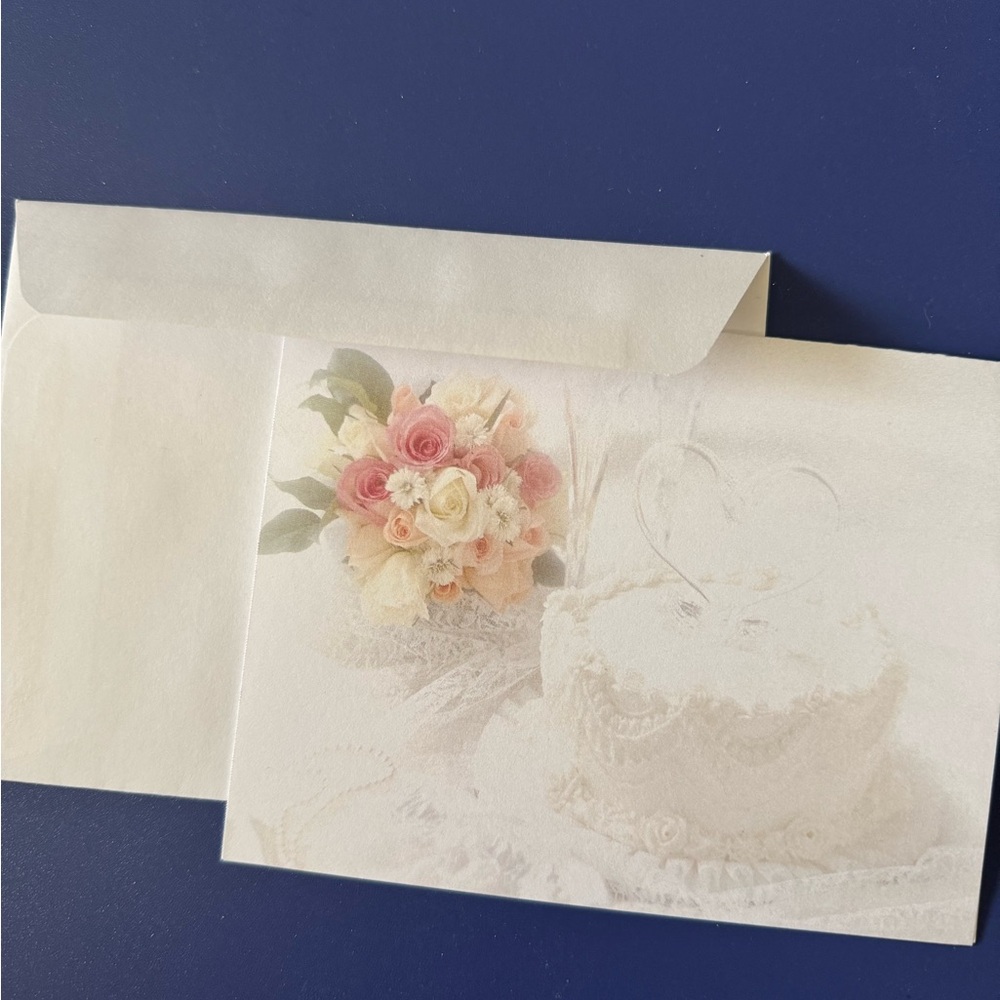 Vintage Wedding Invitations Blank with Envelopes 92 pcs + 6 without envelopes